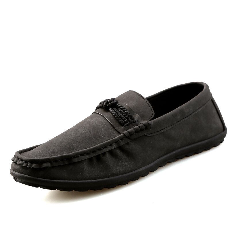 Män Andas Halkbeständiga Bekväma Mjuk Körning Casual Loafers