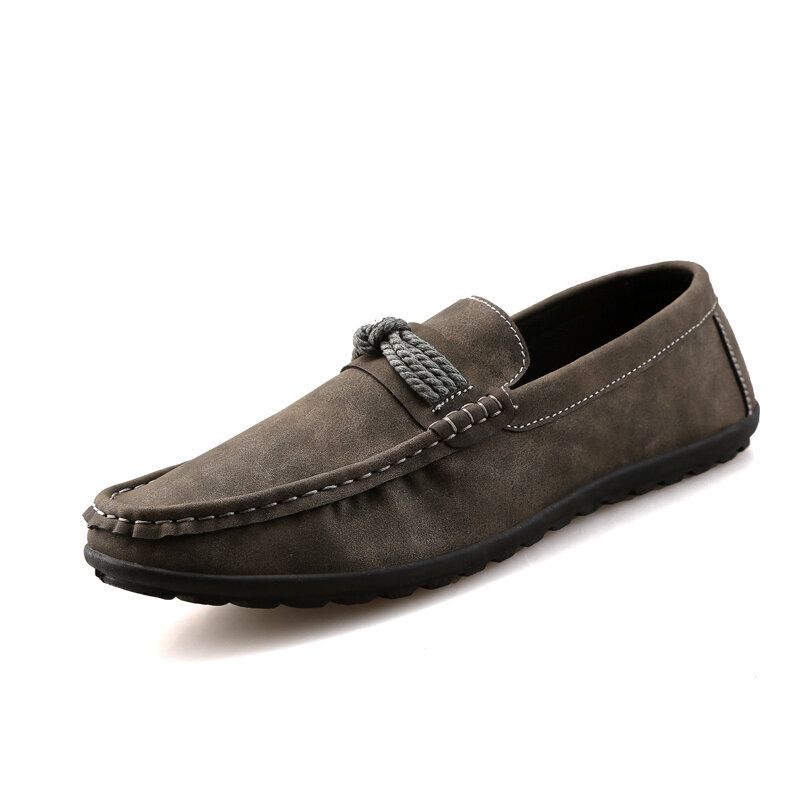 Män Andas Halkbeständiga Bekväma Mjuk Körning Casual Loafers