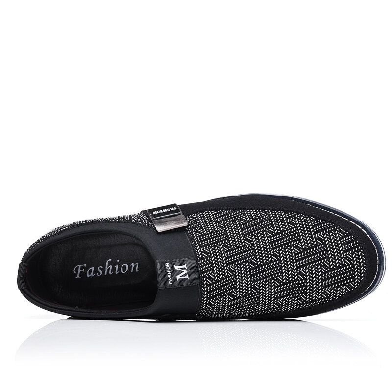 Män Andas Halkfri Bekväm Mjuk Botten Slip On Casual Business Loafers Skor