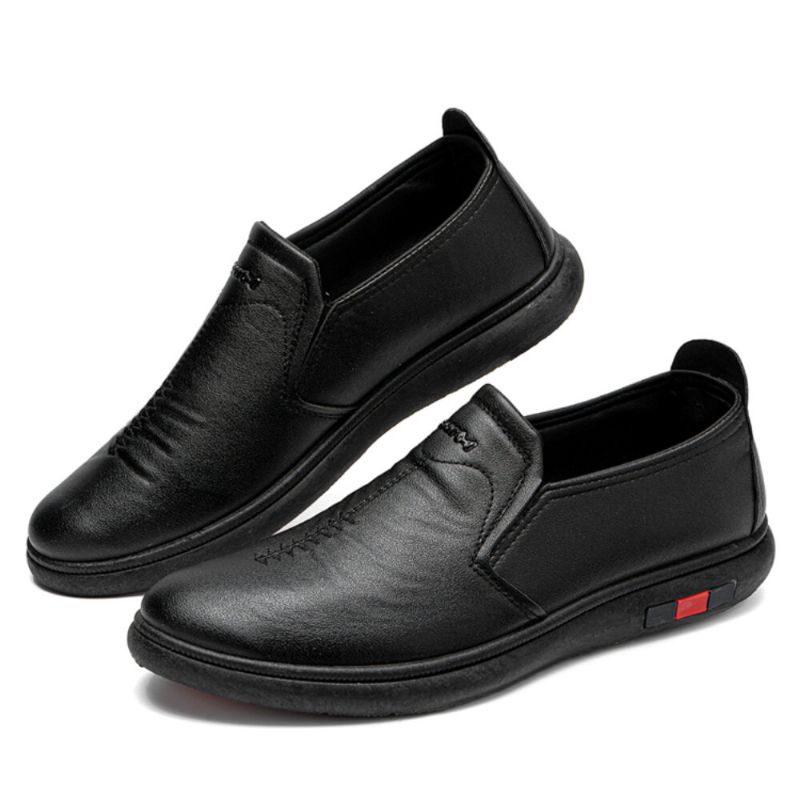 Män Sömmar Slip On Casual Bärbara Business Skor