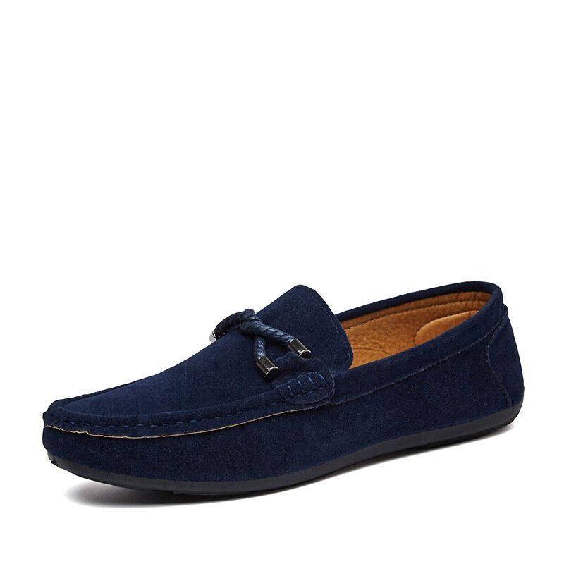 Mjuka Sula För Män För Körcanvas Slip On Casual Loafers Skor