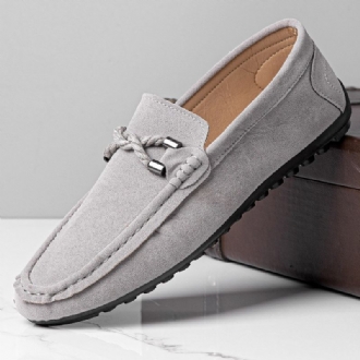 Mjuka Sula För Män För Körcanvas Slip On Casual Loafers Skor