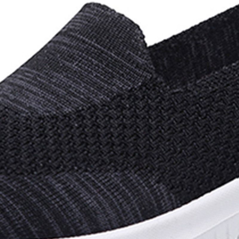 Dam Bekväma Mesh Slip On Mönster Sport Walking Skor