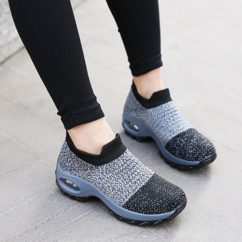 Dam Utomhus Andas Sock Mesh Rocking Sneakers