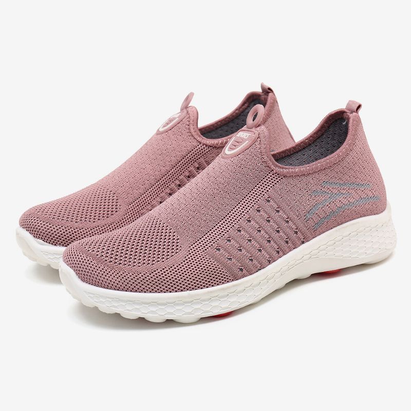 Damer Large Mesh Comfy Andas Utomhus Casual Löparsneakers