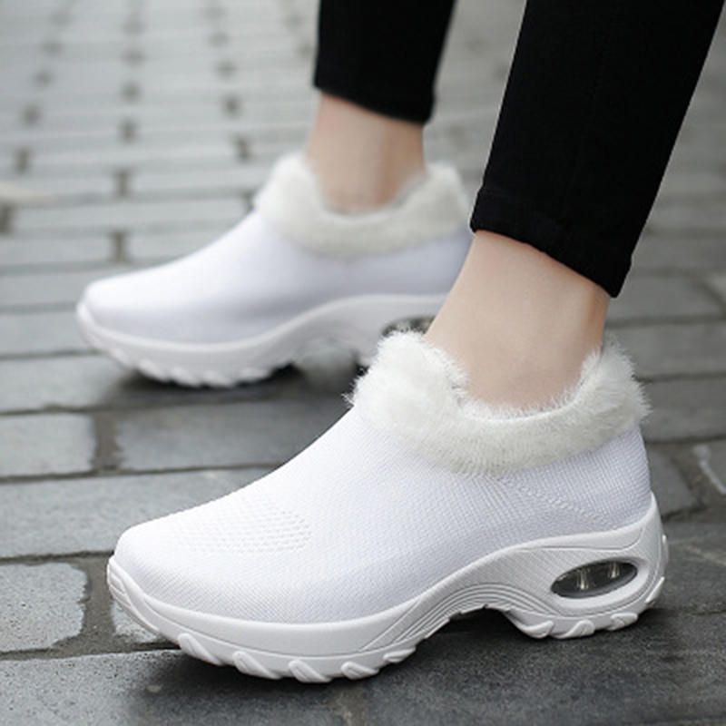 Damer Large Size Air Cushion Comfy Warm Casual Sneakers