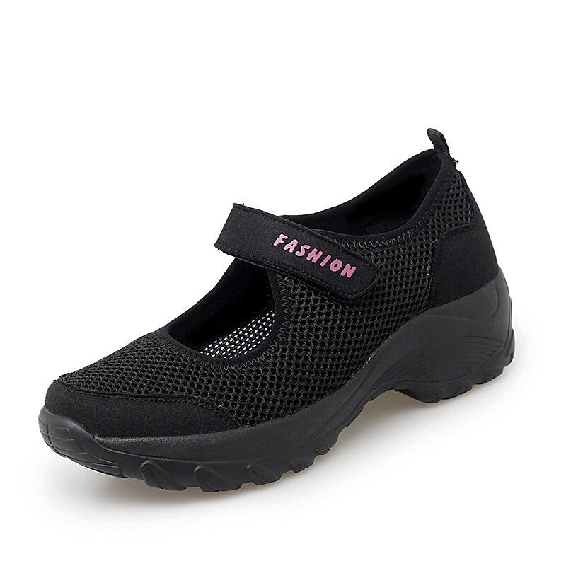 Damer Stor Storlek Andas Mesh Platform Outdoor Sport Skor