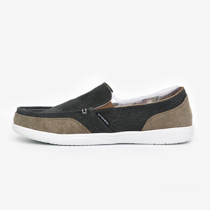 Herr Canvas Andas Mjuk Sula Bekväm Slip On Brief Color Crush Casual Skor