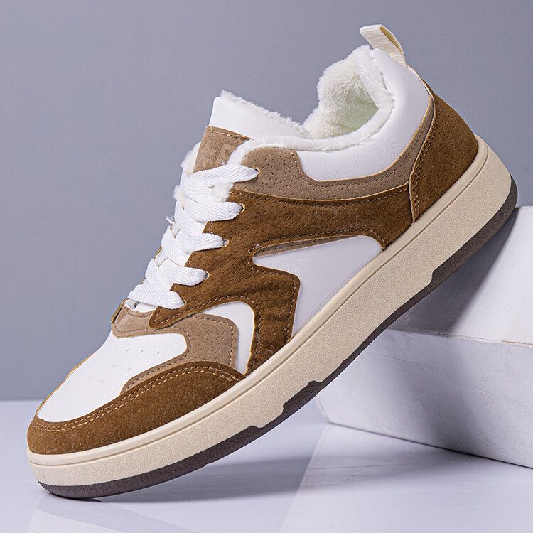 Herr Varmfoder Halkfri Patchwork Andas Casual Sneakers