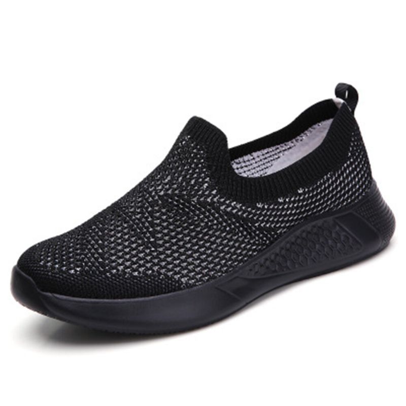 Kvinnor Casual Andas Halkfri Mesh Slip-on Sneakers