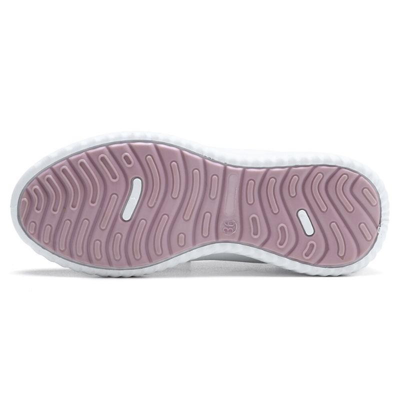 Kvinnor Mesh Andas Lätt Slip On Lazy Casual Flat Walking Skor