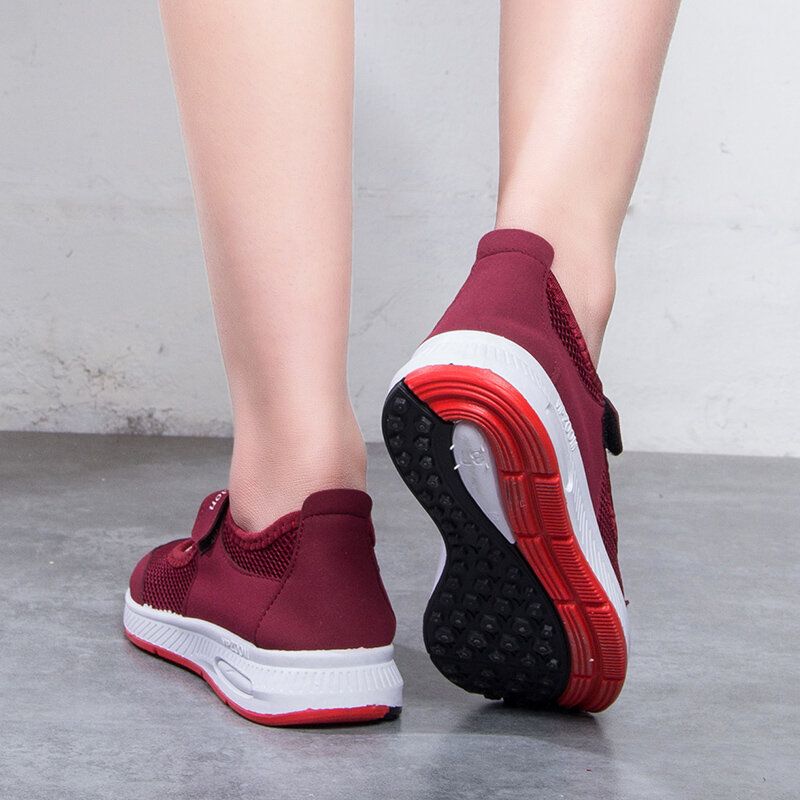 Sneakers För Kvinnor Hollow Out Andas Backless Casual Shoes