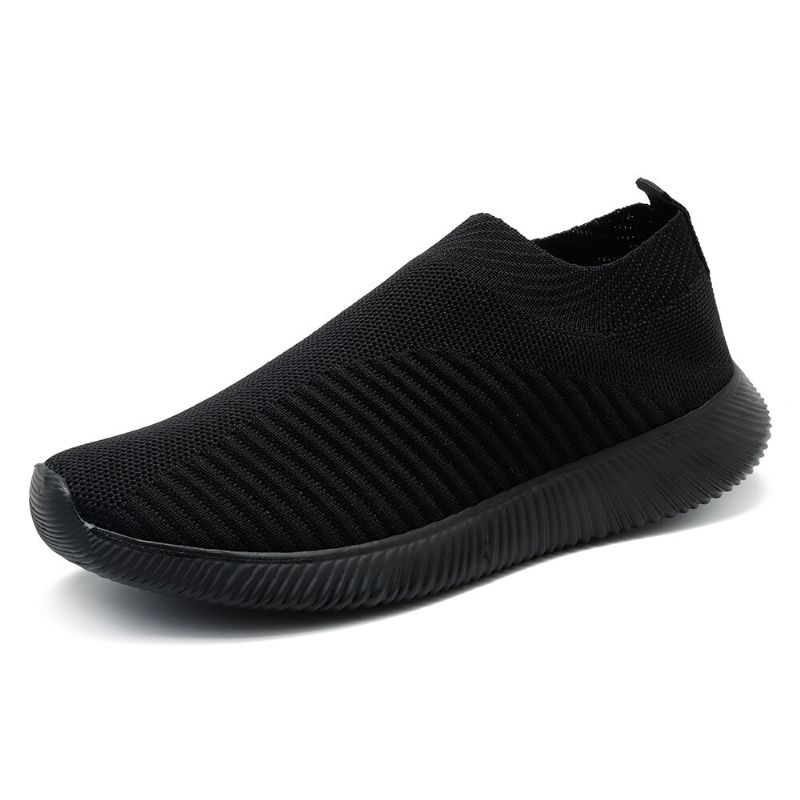 Stor Storlek Dam Mesh Outdoor Slip On Sneakers