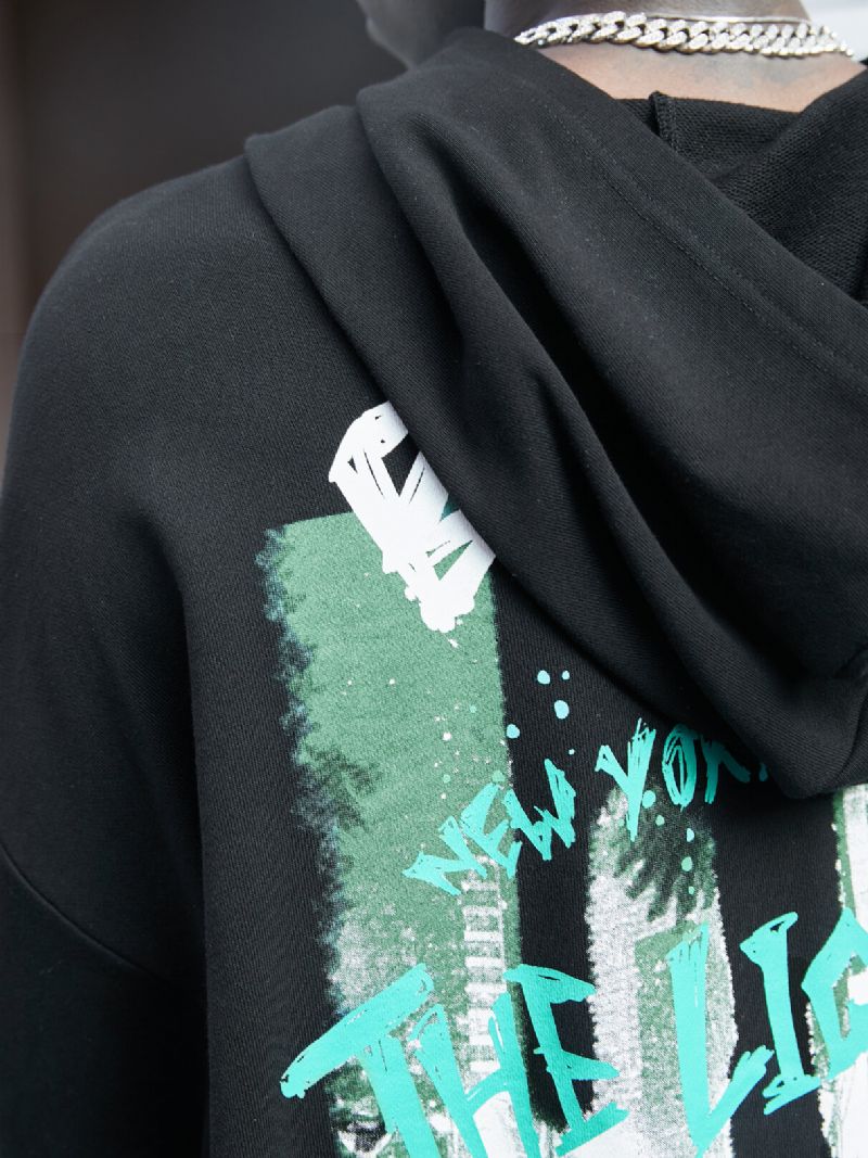 Herr Back Graffiti Hoodie