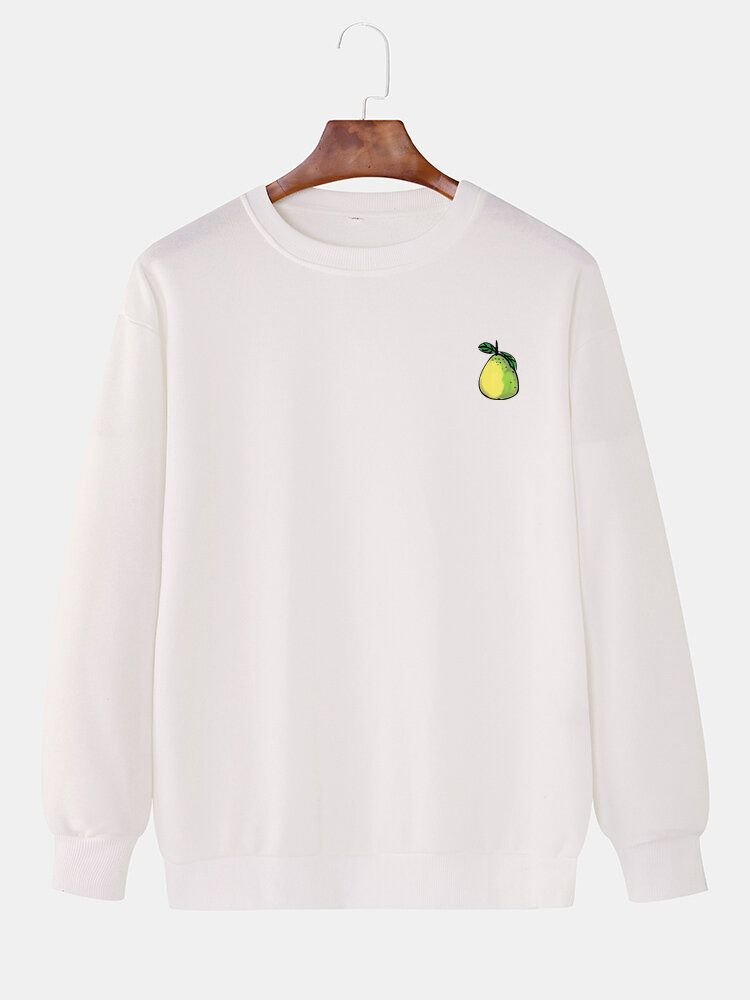 Pärontryck Pärontrycktröja För Män Långärmad Casual Sweatshirts