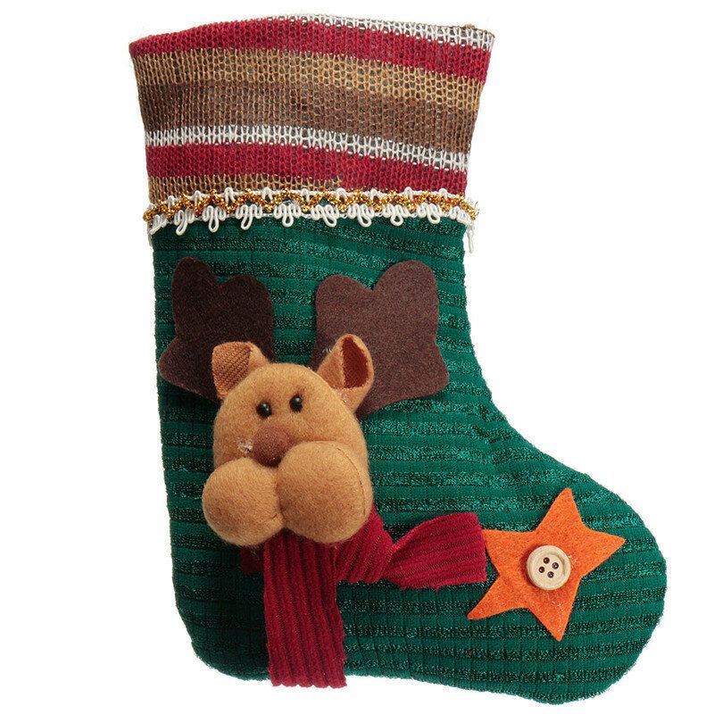 Unisex Bomull Jacquard Santa Claus Snowman Älg Vinterstrumpor