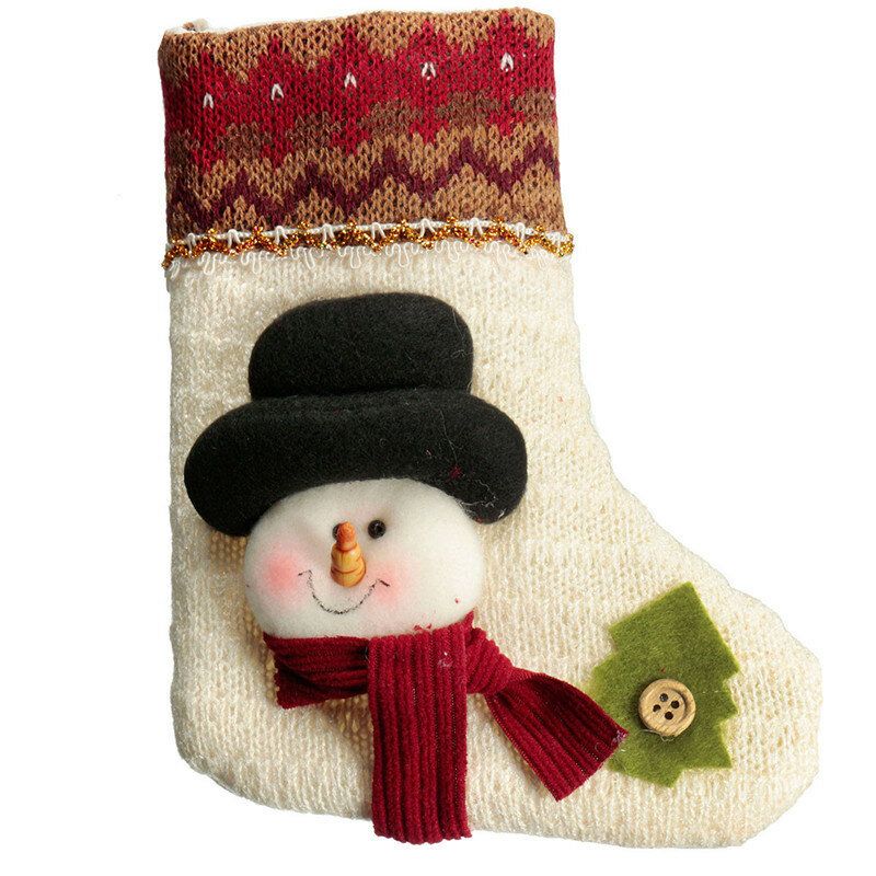 Unisex Bomull Jacquard Santa Claus Snowman Älg Vinterstrumpor