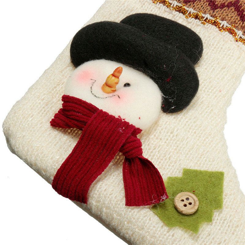 Unisex Bomull Jacquard Santa Claus Snowman Älg Vinterstrumpor