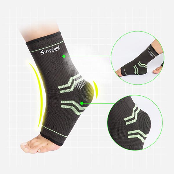 Unisex Elastiskt Bandage Kompressionsstickning Sportskydd