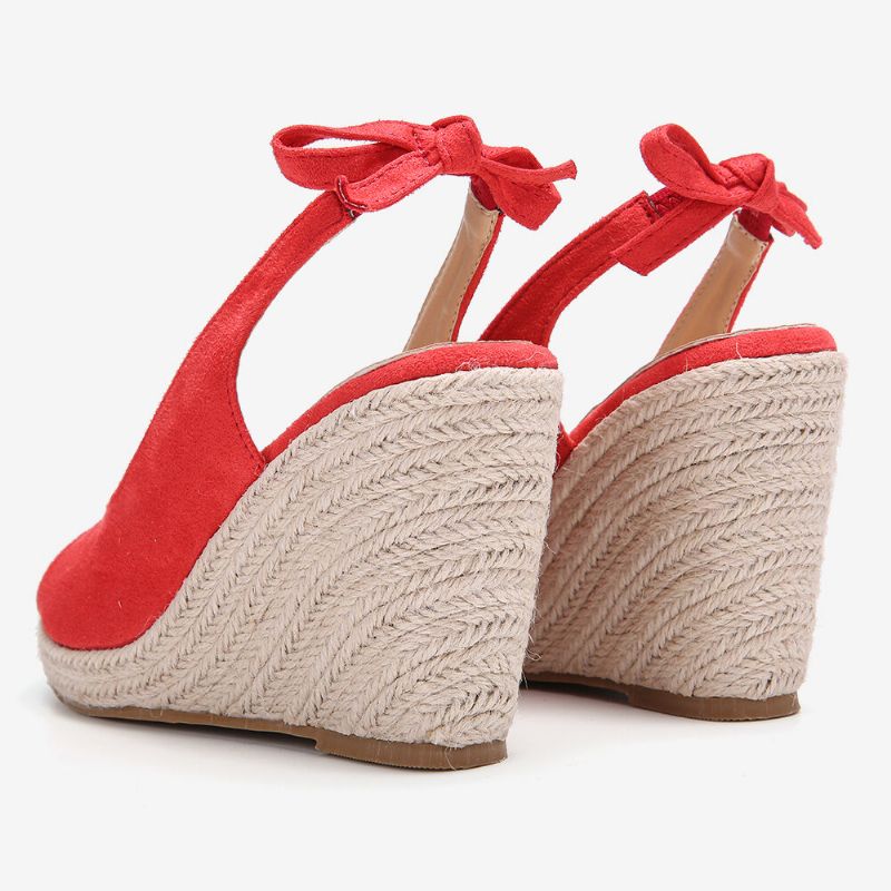 Dam Bekväm Andningsbar Slingback Casual Wedges Sandaler