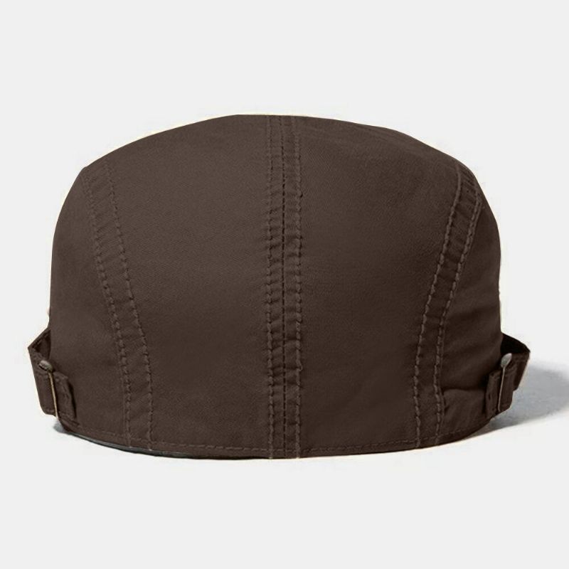 Collrown Herr Färgmatchande Sömmar Patch Basker Outdoor Casual Solskyddsmedel Justerbara Platta Mössor