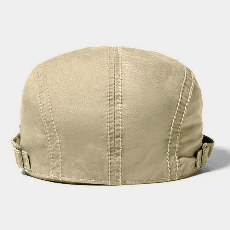 Collrown Herr Patchwork Basker Keps Bomull Mesh Andas Justerbar Kontrast Färg Ccasual Flat Cap Driver Hat