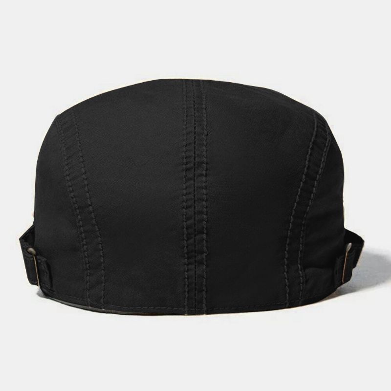 Collrown Herr Tofs Färg Matchande Murgröna Keps Etikett Patch Casual Vilda Justerbara Baskrar Flat Kepsar Sommar Newsboy Hatt