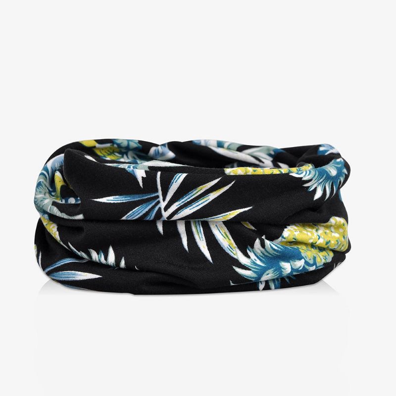 Dam Bomull Soft Print Vogue Beanie Hat Outdoor Casual Vindtät Användbar Hatt