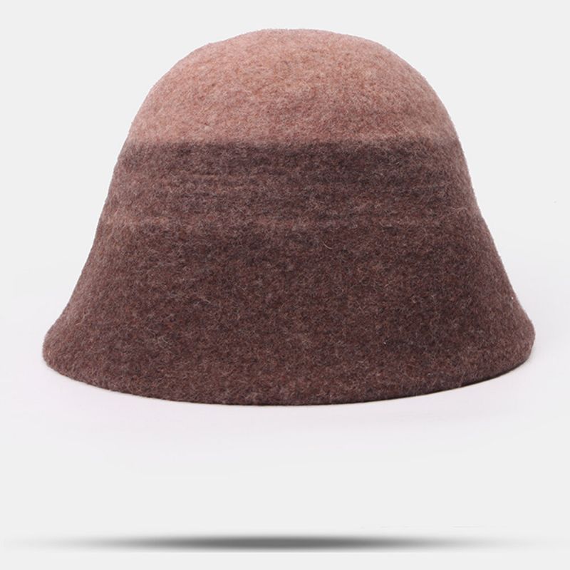 Dam Ylle Dubbelsidig Slitage Kortbrättad Bucket Hat Utomhus Vindtät Varm Klockformad Fisherman Hat