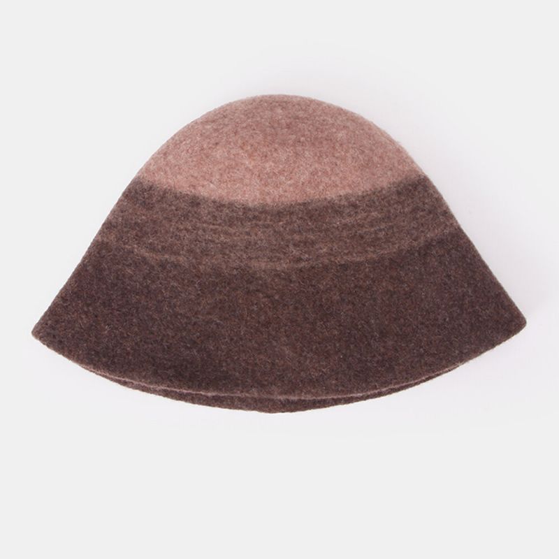 Dam Ylle Dubbelsidig Slitage Kortbrättad Bucket Hat Utomhus Vindtät Varm Klockformad Fisherman Hat