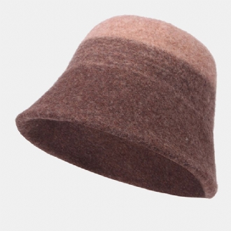 Dam Ylle Dubbelsidig Slitage Kortbrättad Bucket Hat Utomhus Vindtät Varm Klockformad Fisherman Hat