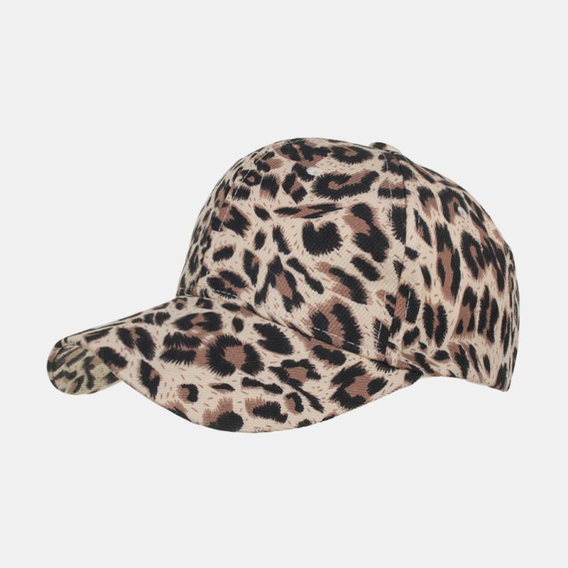 Damer Herr Leopard Baseballkeps Andas Solhatt