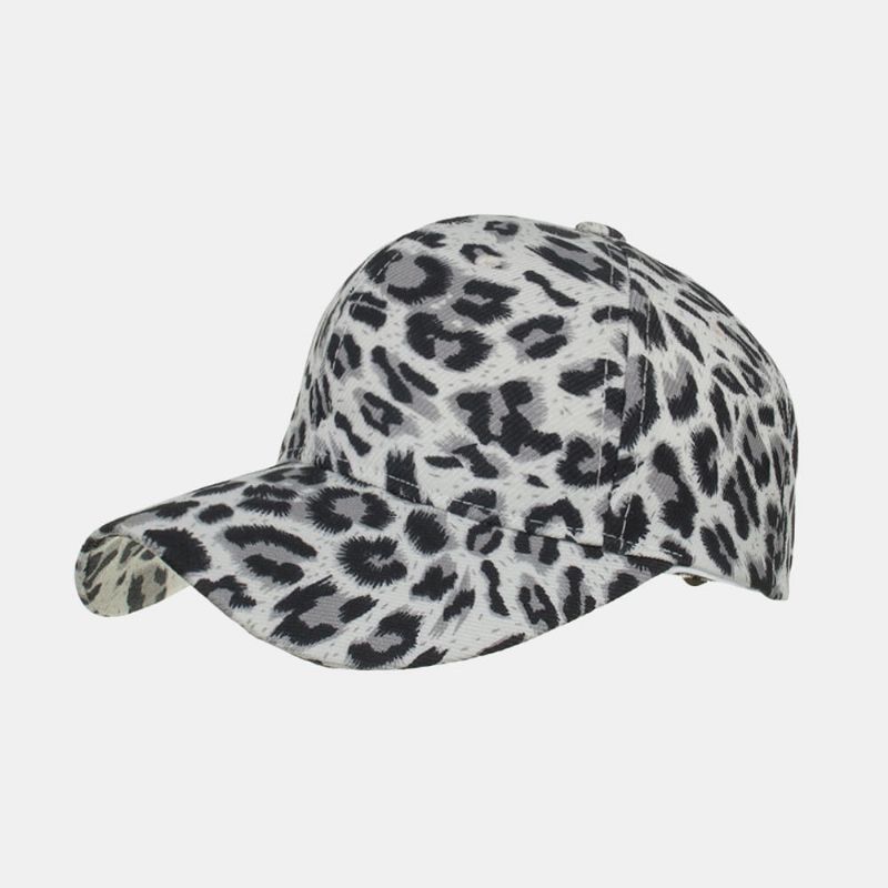 Damer Herr Leopard Baseballkeps Andas Solhatt