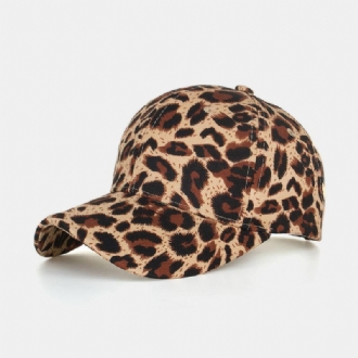 Damer Herr Leopard Baseballkeps Andas Solhatt