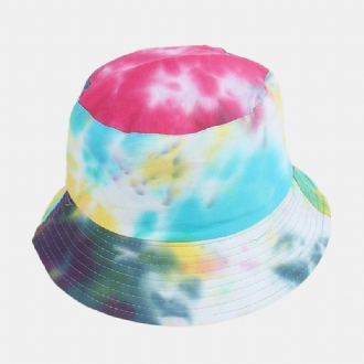 Färgglad Graffiti Fisherman Hat Solskyddsmedel Basin Hat Bucket Hat