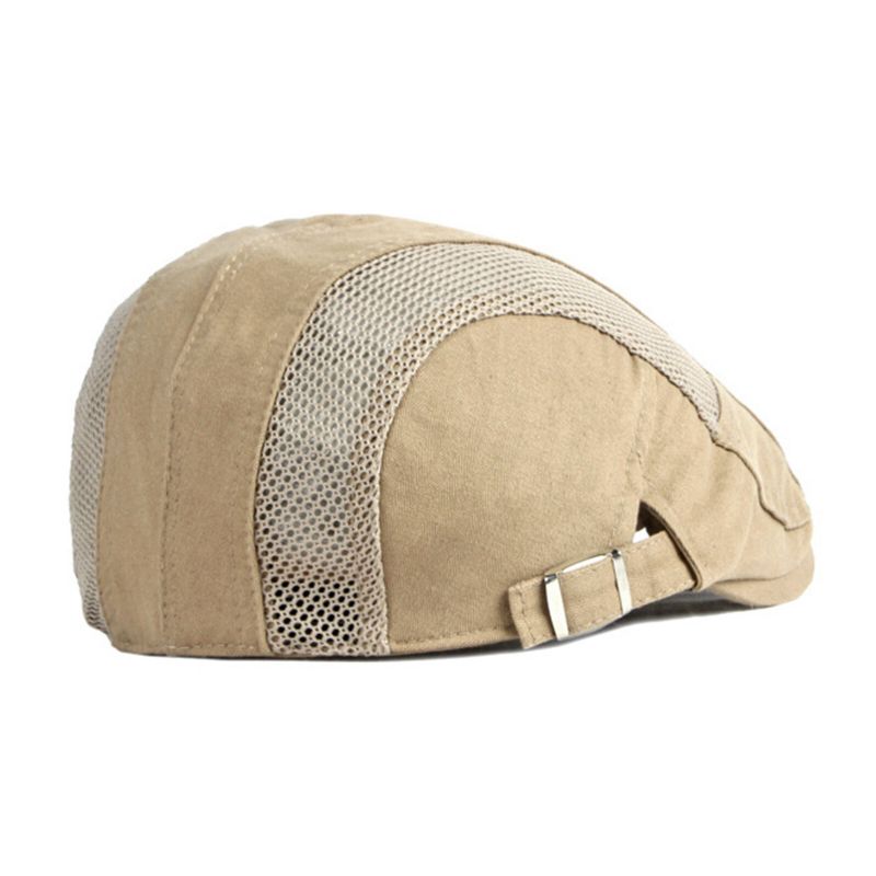 Herr Bomull Andas Nyans Kort Brättad Casual Retro Edgy Hat Basker Flat Cap