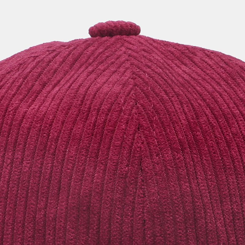 Män Hyresvärd Mössa Plain Stripe Patchwork Justerbar Skull Cap Beanie Har