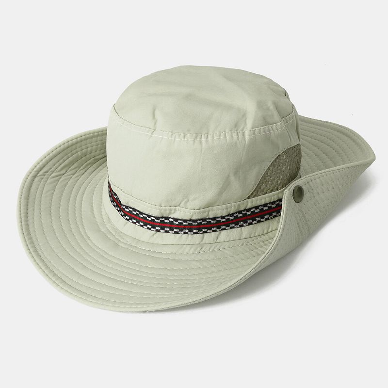 Män Kvinna Snabbtorkande Fisherman Bucket Hat Hopfällbar Visirhatt Med Broderi