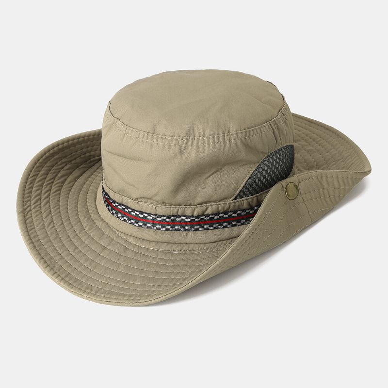 Män Kvinna Snabbtorkande Fisherman Bucket Hat Hopfällbar Visirhatt Med Broderi