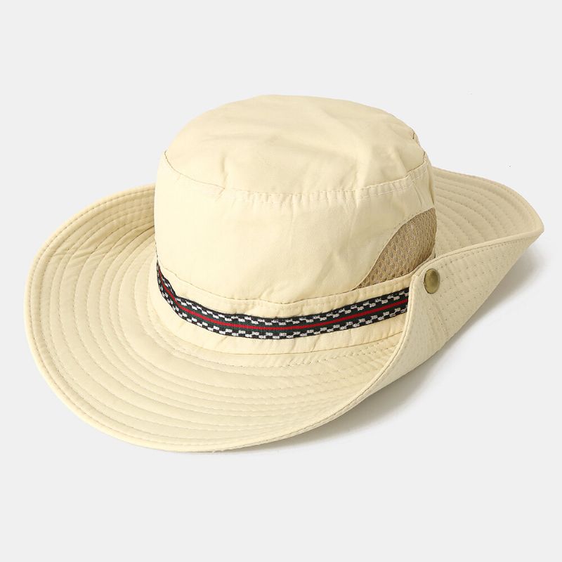 Män Kvinna Snabbtorkande Fisherman Bucket Hat Hopfällbar Visirhatt Med Broderi