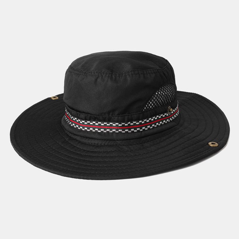 Män Kvinna Snabbtorkande Fisherman Bucket Hat Hopfällbar Visirhatt Med Broderi