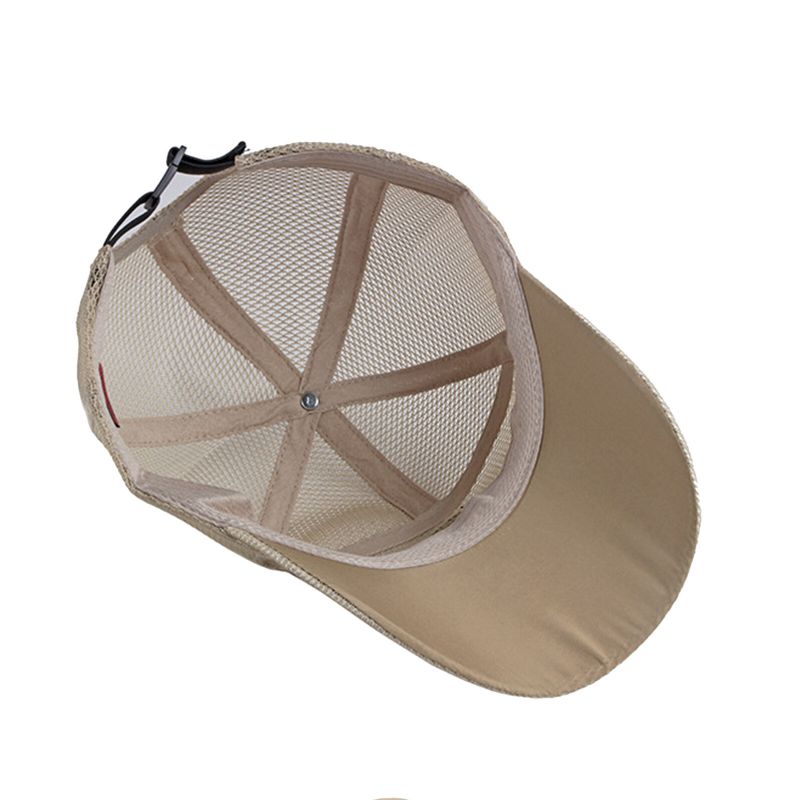 Men Comfy Justerbar Mesh Outdoor Shade Baseball Flat Hat