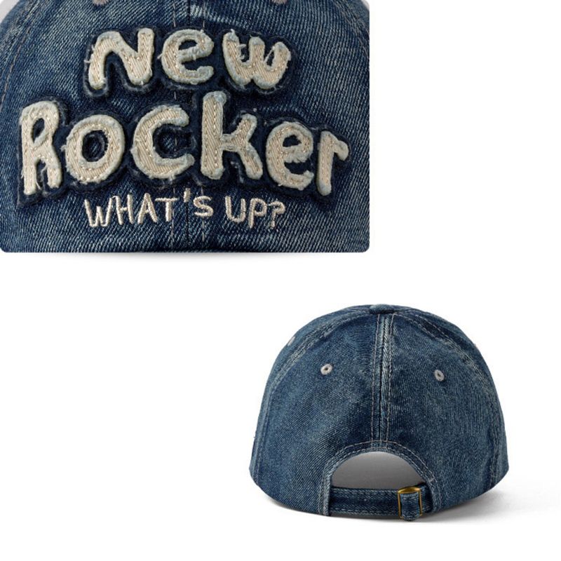 Mennico Herr Denim Andas Utomhussolskydd Keps Cowboy Baseballhatt