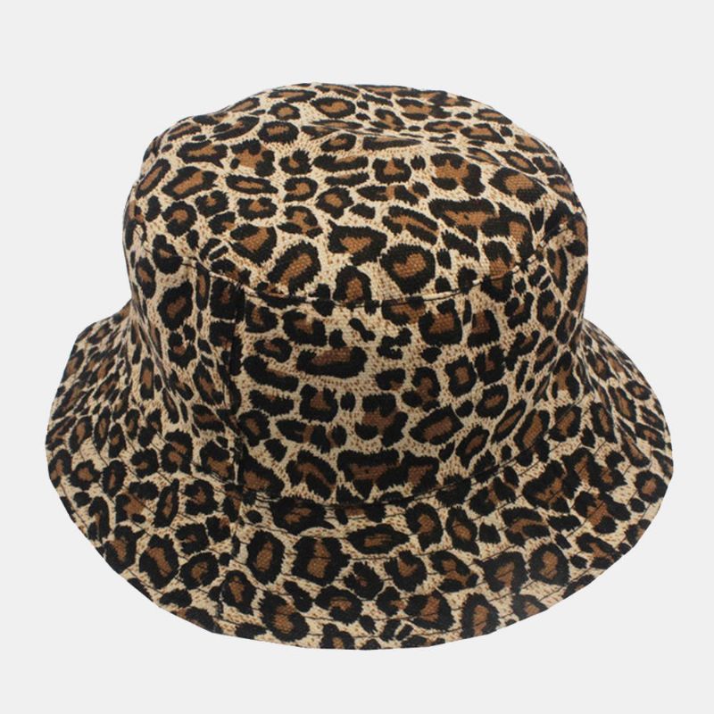 Solskydd Solhatt Färg Leopard Fisherman Cap