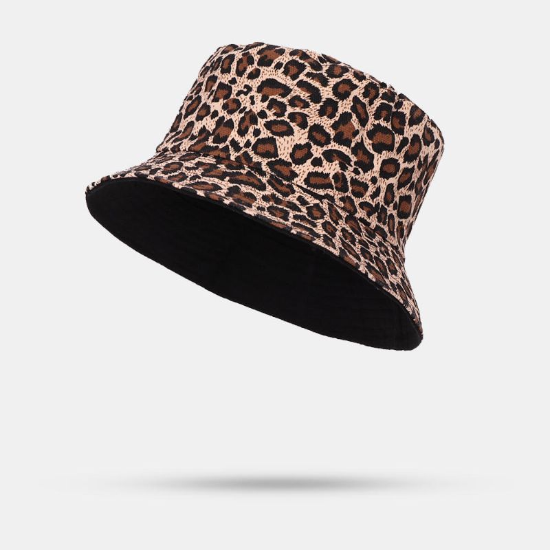 Solskydd Solhatt Färg Leopard Fisherman Cap