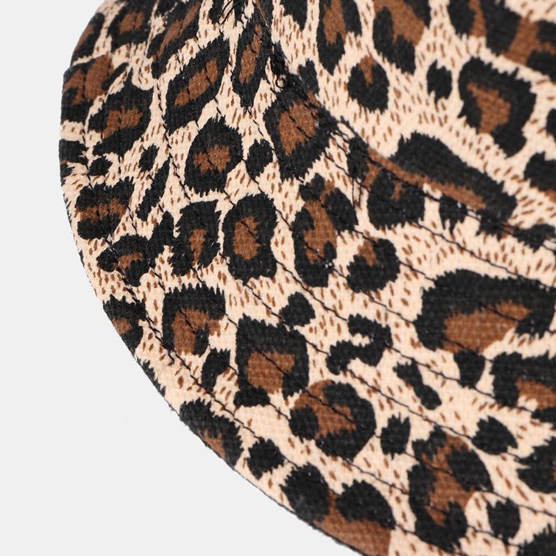 Solskydd Solhatt Färg Leopard Fisherman Cap