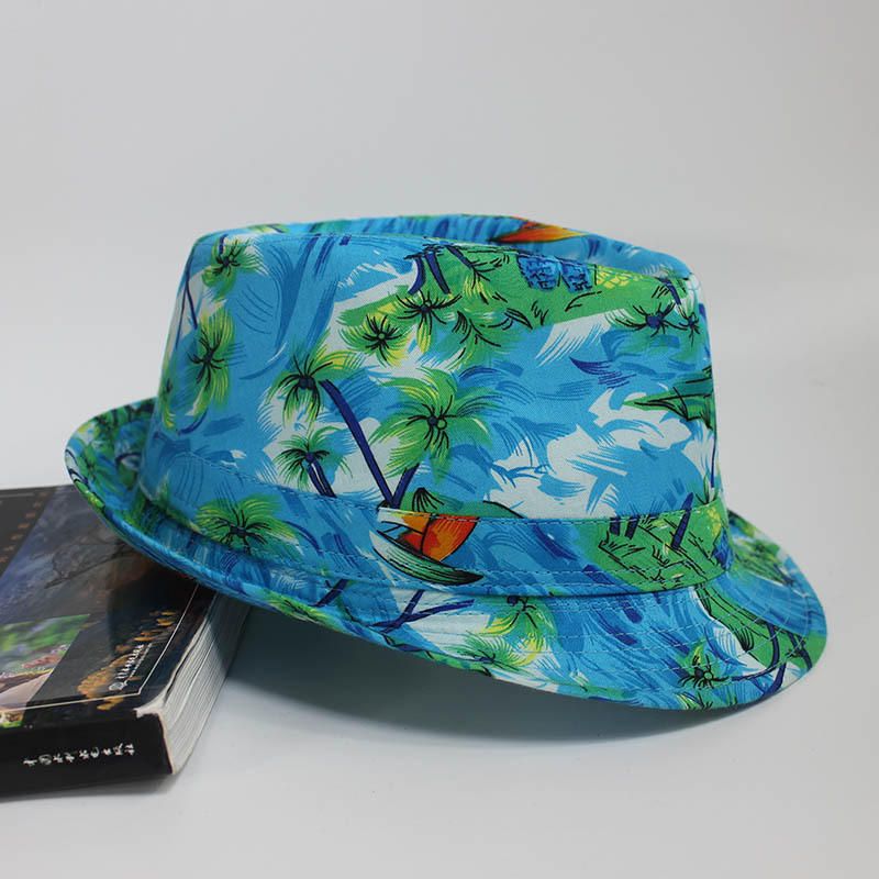 Strandmönster Tyg Seaside Vacation Bucket Hat