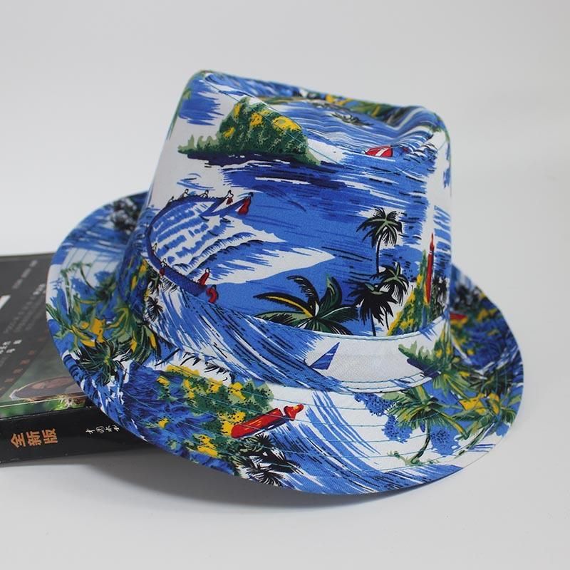 Strandmönster Tyg Seaside Vacation Bucket Hat