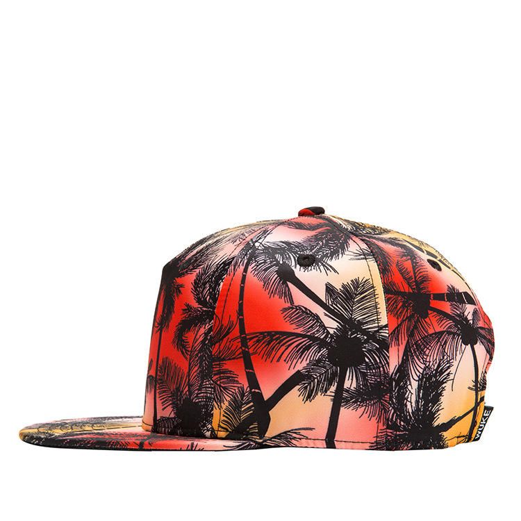 Tropical Wind Coconut Flat Hat Leaf Hip Hop Hat Baseball Keps