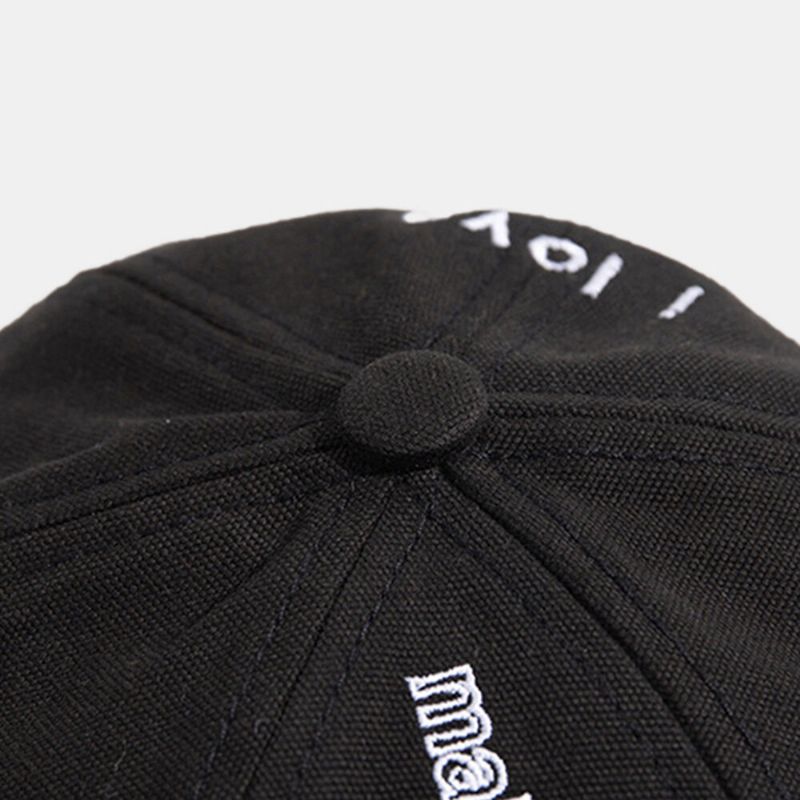 Unisex Bomullskupol Brev Slogan Stjärnor Broderade Patch Döskalle Keps Mode Casual Beanie Melon Keps Hyresvärd Keps Harbor Hat